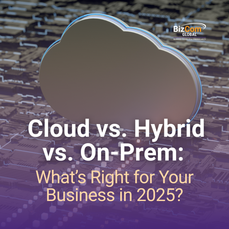 Cloud vs. Hybrid vs. On-Prem: What’s Right for Your Business in 2025?