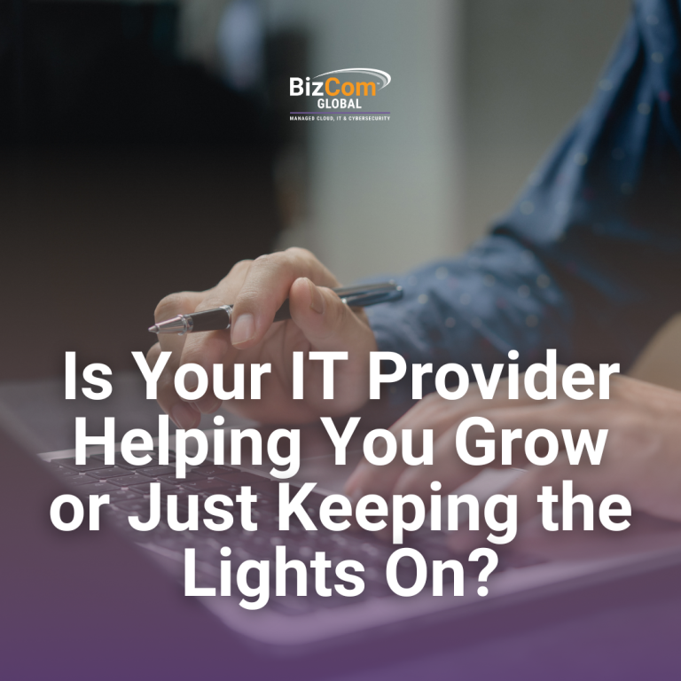 Is Your IT Provider Helping You Grow — or Just Keeping the Lights On?